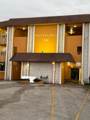 a view of a car garage