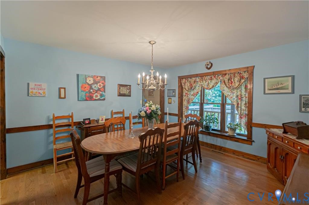 19321 River Road Chesterfield, VA 23838 - Photo 21 of 50 a view of a dining room with furniture window and outside view