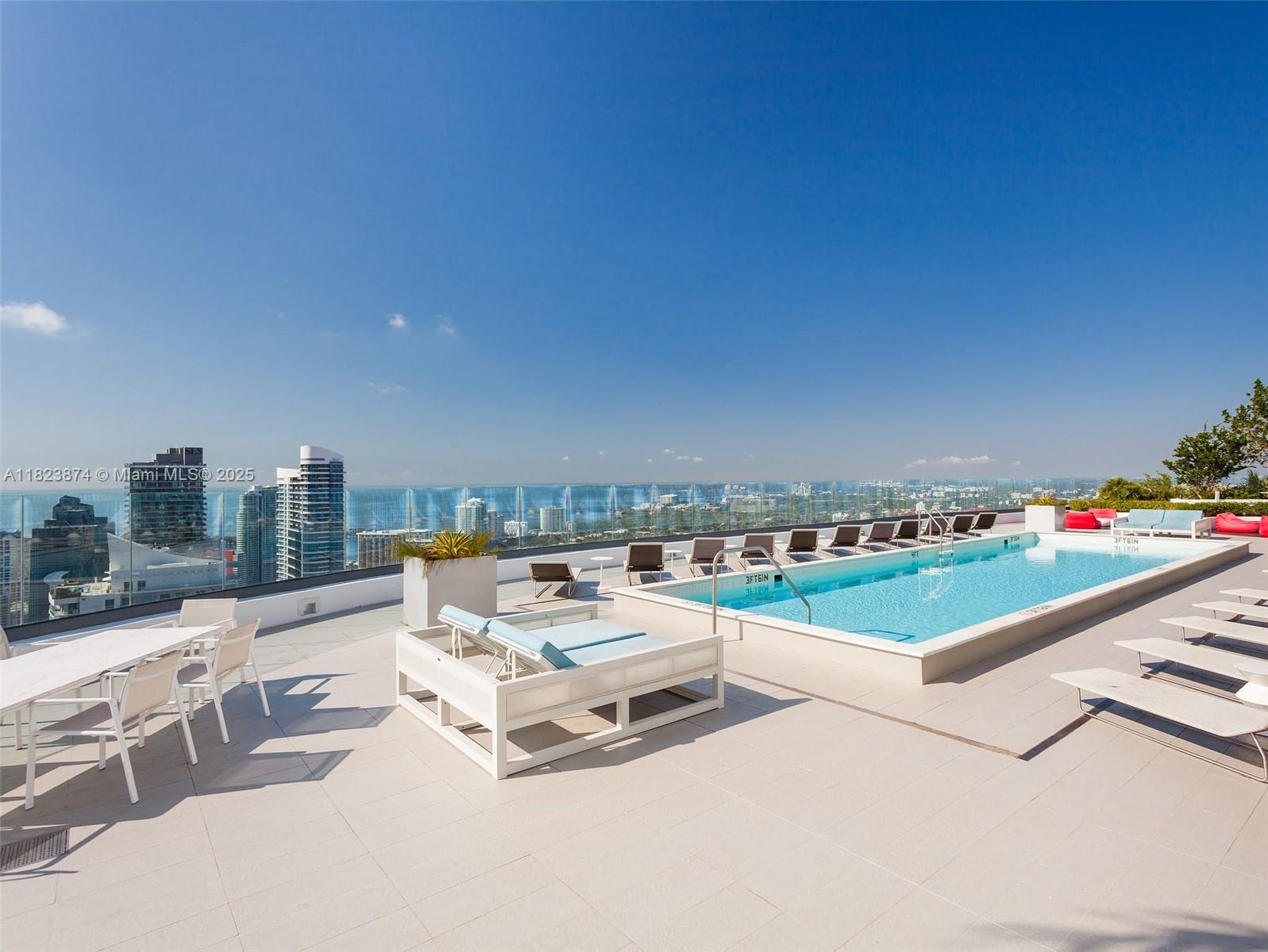 45 Southwest 9th Street, Unit 3602 Miami, FL 33130 - Photo 17 of 27 Roof Pool