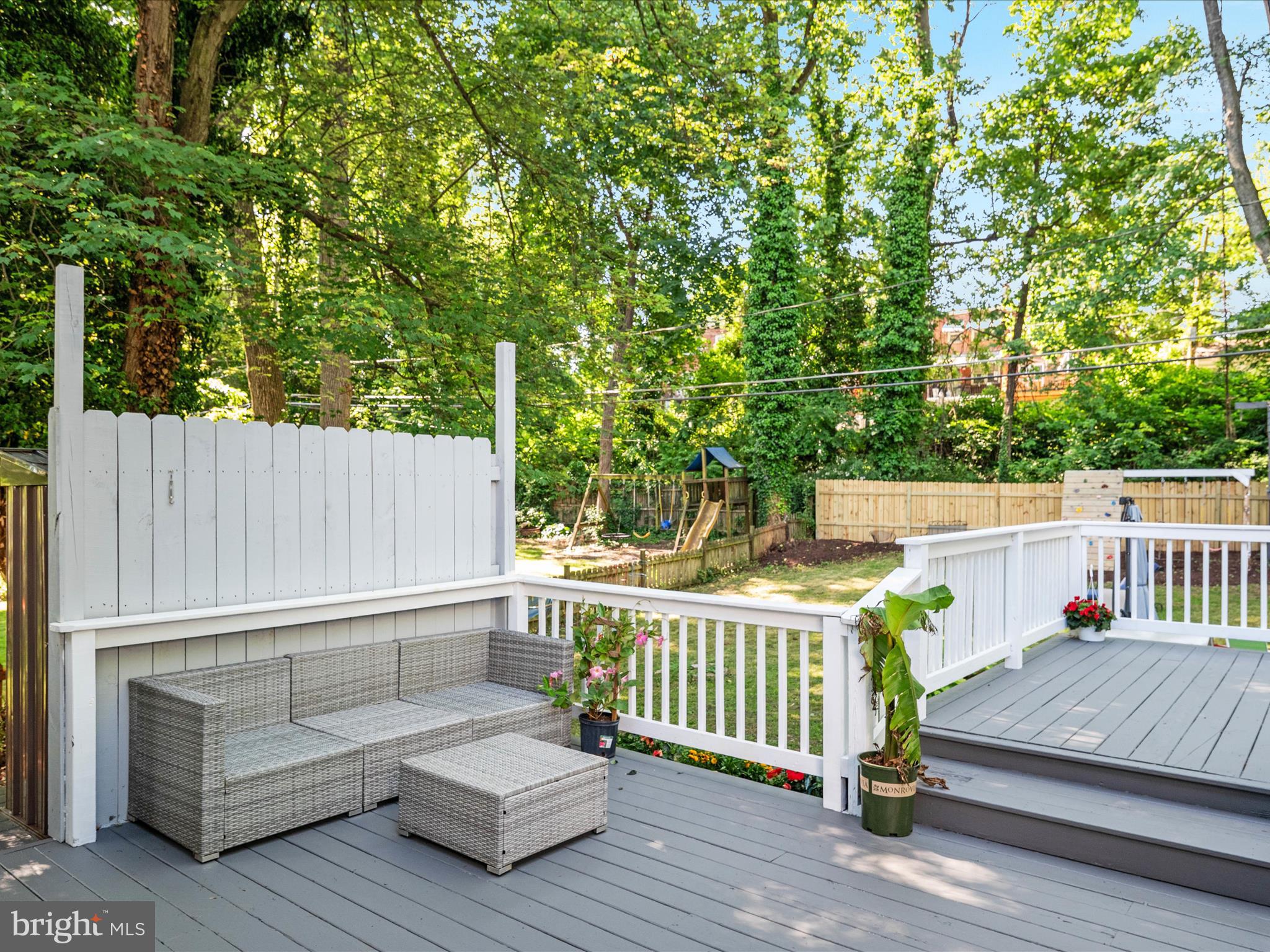 1119 Overbrook Road Baltimore, MD 21239 - Photo 53 of 72 a view of a bench in the roof deck