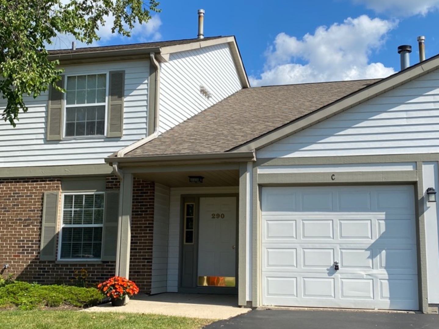 290 Crestview Drive, Unit C Wauconda, IL 60084 - Photo 1 of 19 a front view of a house with garden