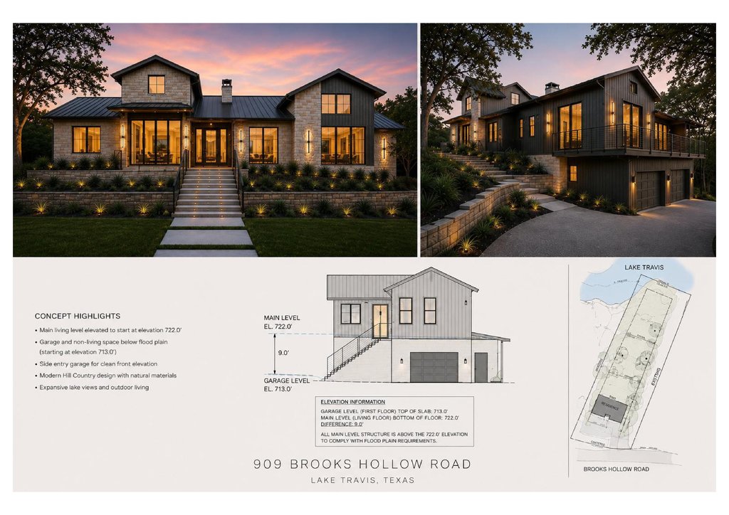 909 Brooks Hollow Road Lakeway, TX 78734 - Photo 1 of 40 Conceptual Design