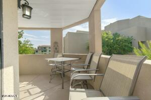4850 East Desert Cove Avenue, Unit 227 Scottsdale, AZ 85254 - Photo 22 of 32 a view of balcony and patio