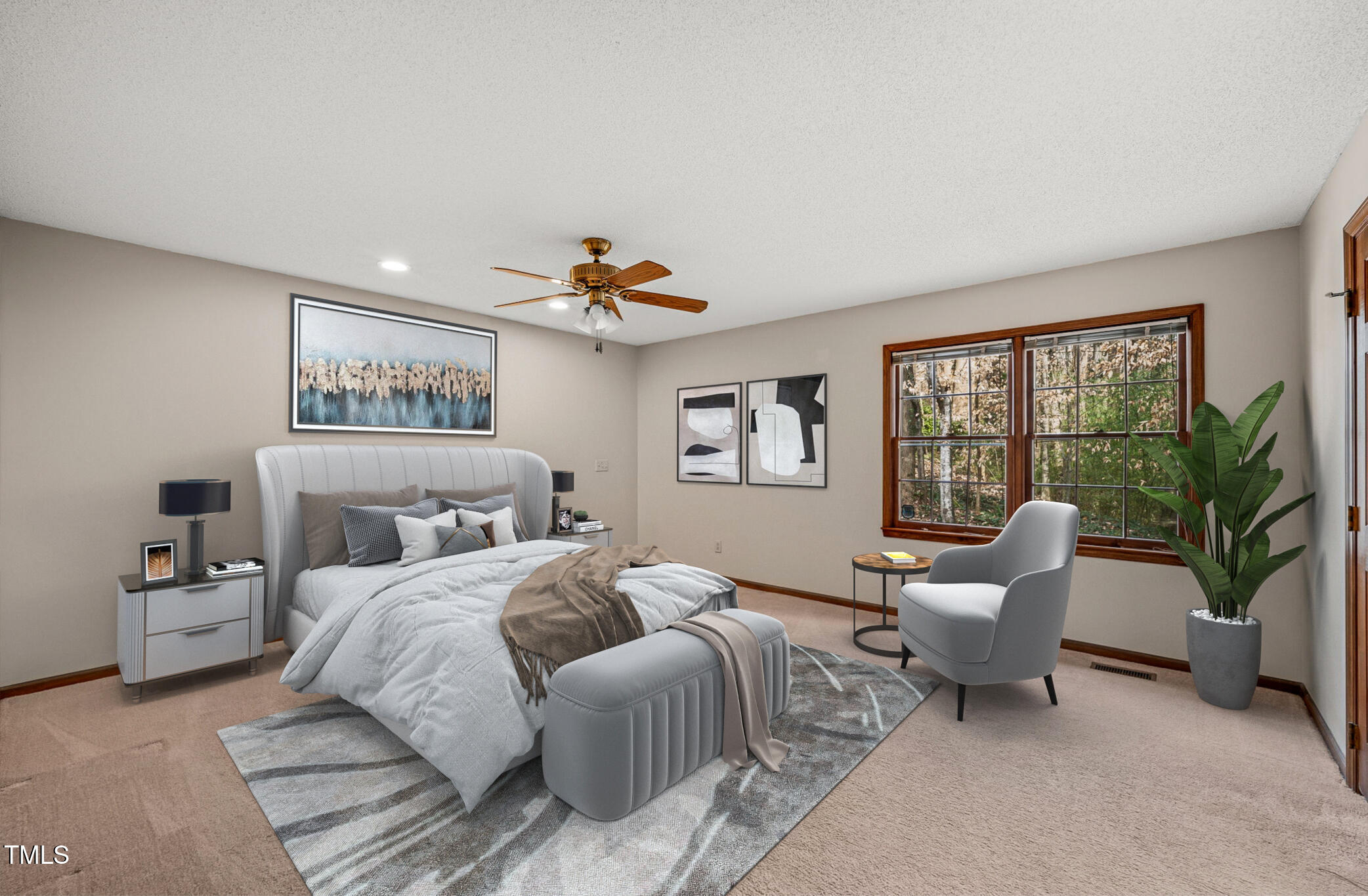 3816 Whispering Branch Road Raleigh, NC 27613 - Photo 7 of 46 Master (1) staged