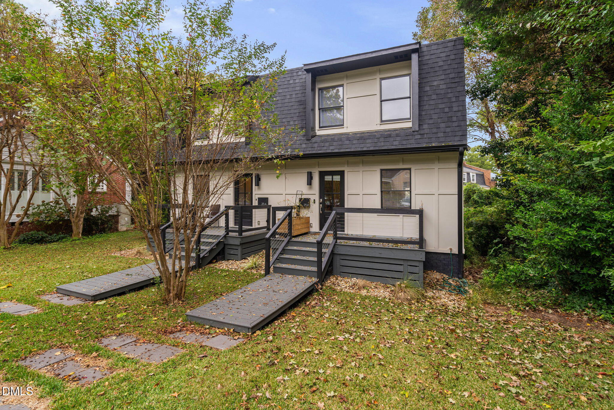 215 1/2 Lafayette Road, Unit A Raleigh, NC 27604 - Photo 5 of 39 a front view of a house with garden