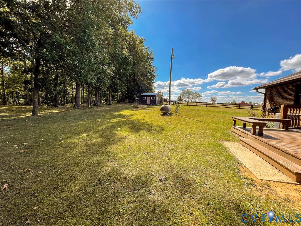3574 Blose Road Elkton, VA 22827 - Photo 8 of 49 View of yard featuring a wooden deck