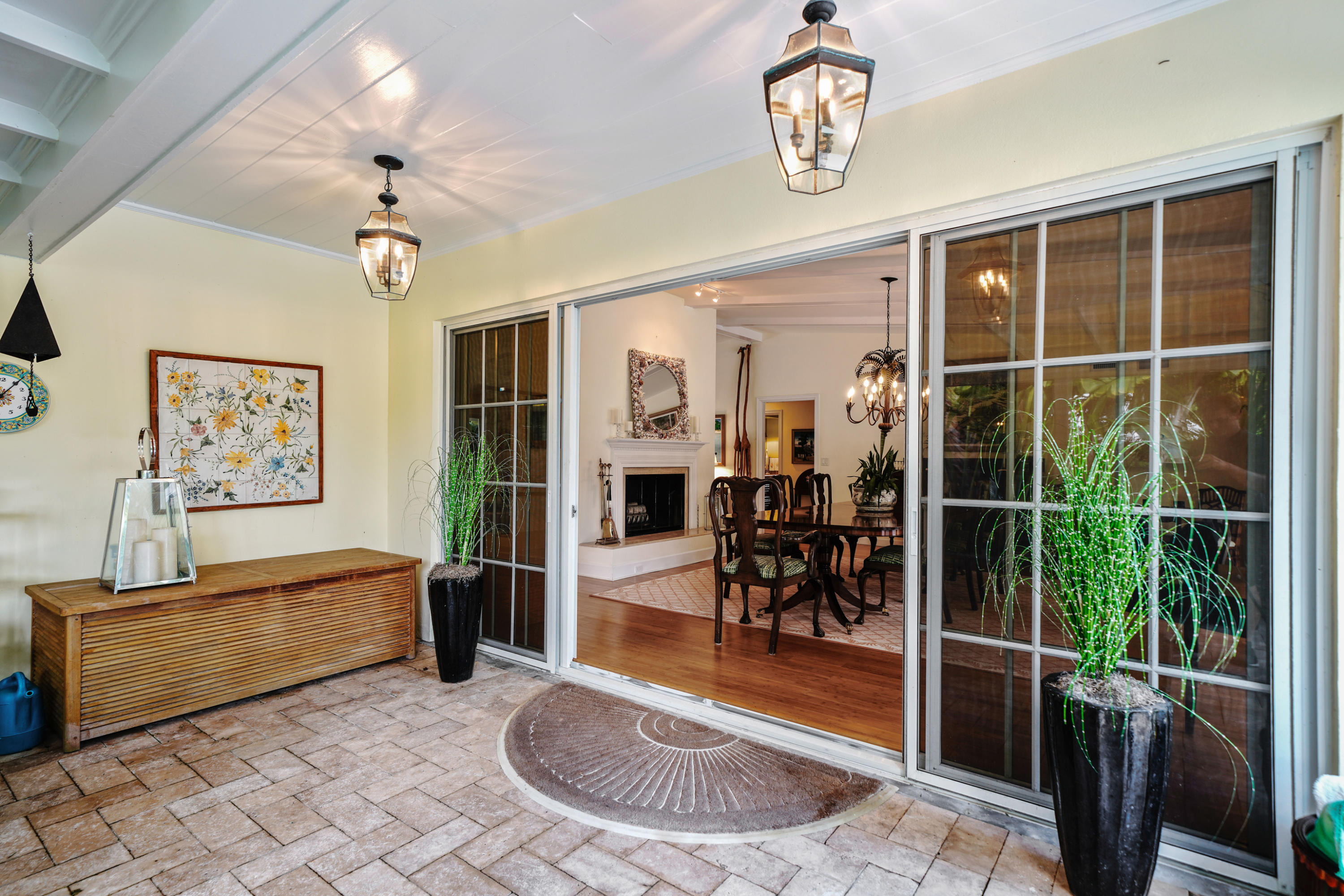 3232 Gulf Stream Road Gulf Stream, FL 33483 - Photo 31 of 36 workspace with wooden floor fan and windows