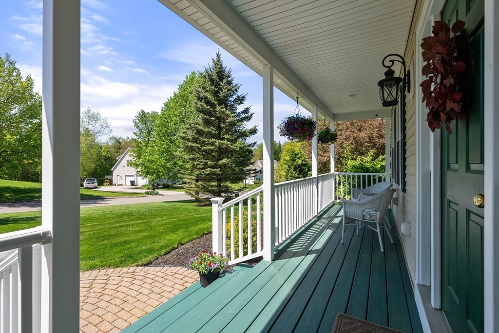 7 Brook Hill Road Sturbridge, MA 01518 - Photo 10 of 41 a view of a porch with a yard