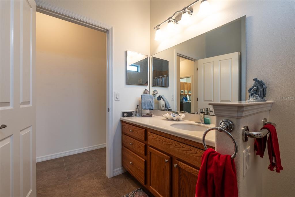 15969 Southwest 14th Avenue Road Ocala, FL 34473 - Photo 29 of 46 a bathroom with a sink and a mirror