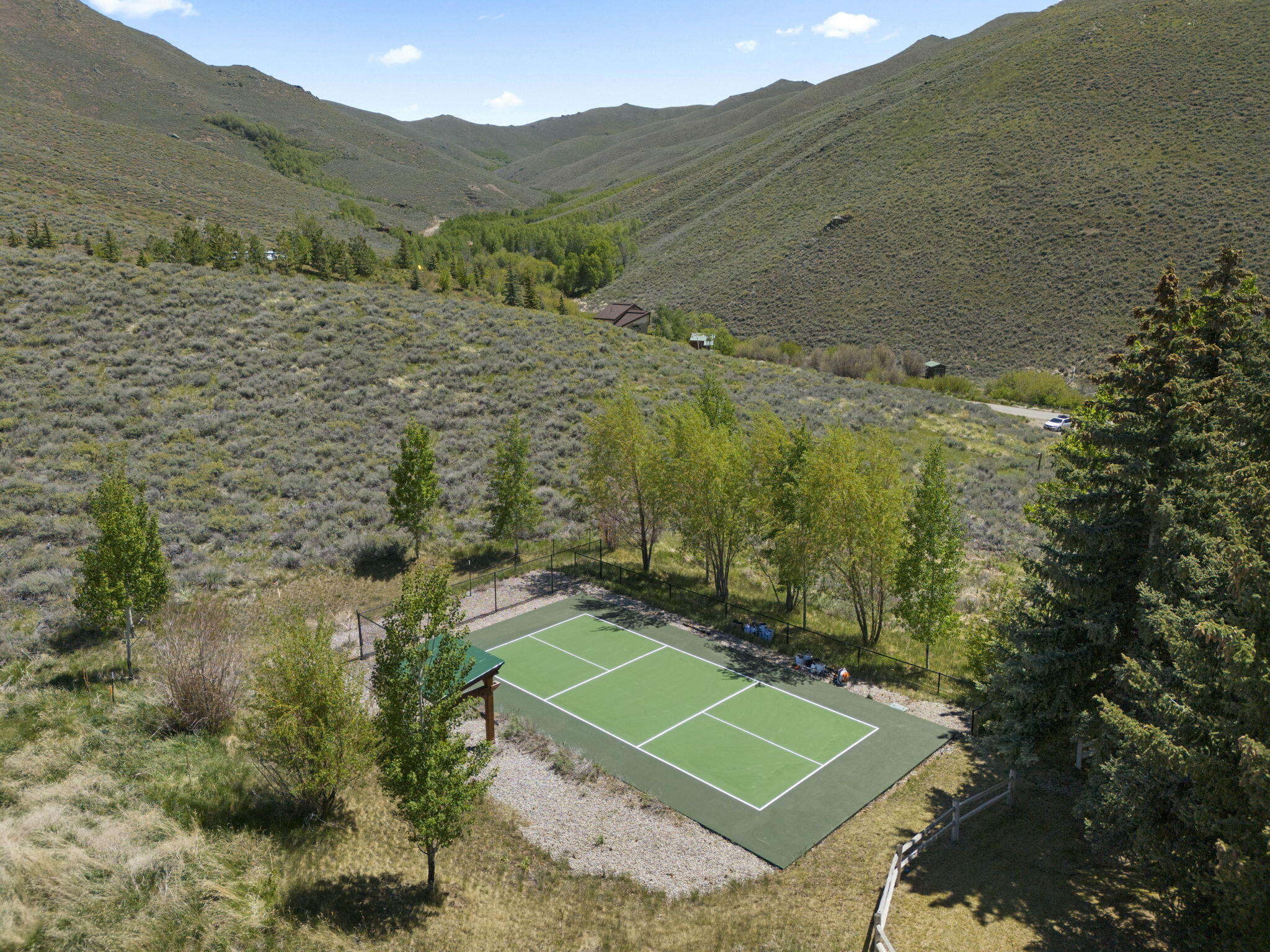59 Croesus Crk Road Blaine County, ID 83333 - Photo 42 of 44 Pickleball court