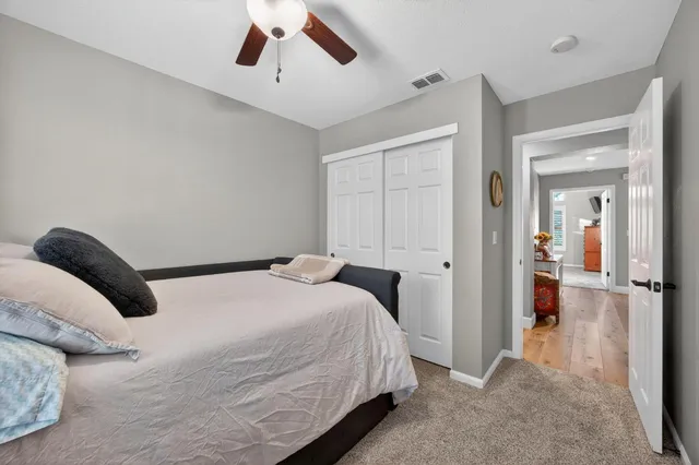 a view of a chairs in patio