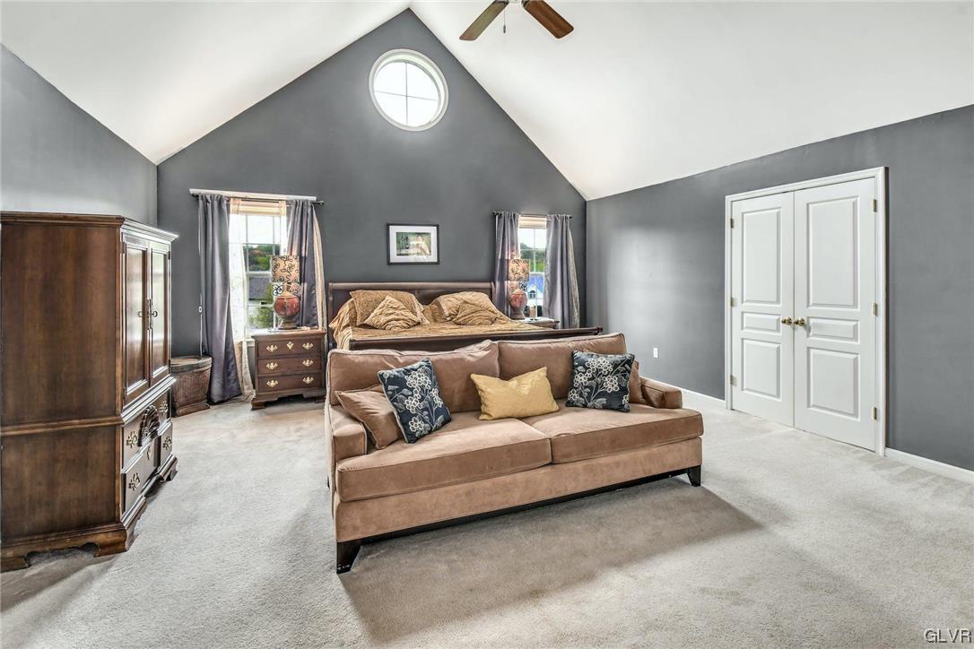 1560 Jakes Place Hellertown, PA 18055 - Photo 19 of 38 a living room with furniture and a refrigerator
