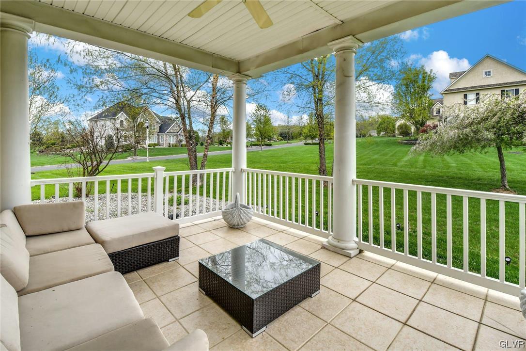 1560 Jakes Place Hellertown, PA 18055 - Photo 33 of 38 a balcony with furniture and garden view
