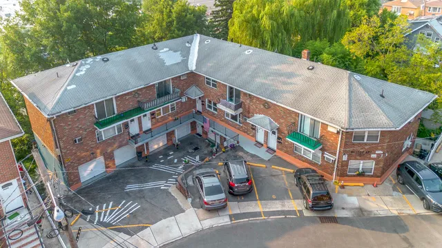 a aerial view of a house