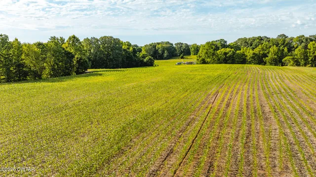 a view of a lake view with a garden