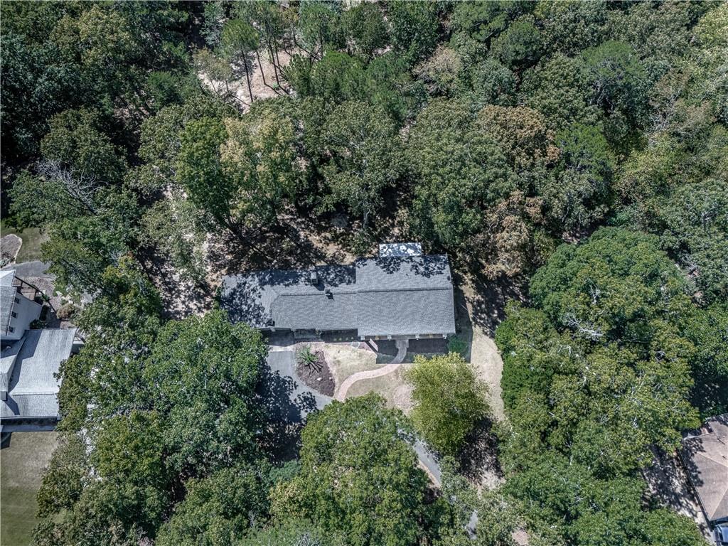 633 Butterworth Road Canton, GA 30114 - Photo 55 of 55 an aerial view of a house with yard and outdoor seating