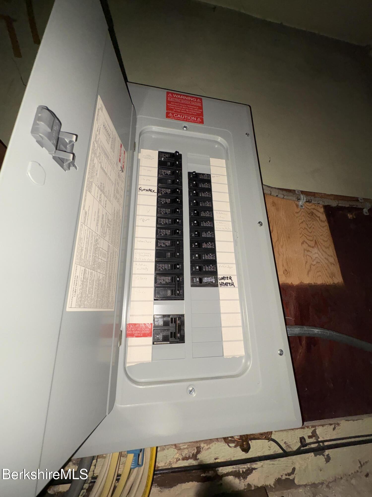 38 Northumberland Road Pittsfield, MA 01201 - Photo 41 of 42 Electric panel