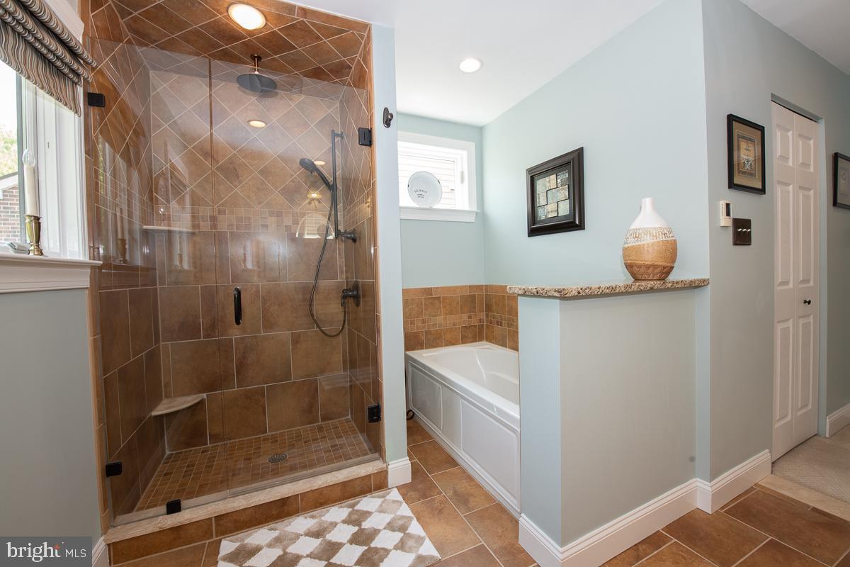 1326 Heyward Road Chesterbrook, PA 19087 - Photo 29 of 46 Walk-in shower & soaking tub