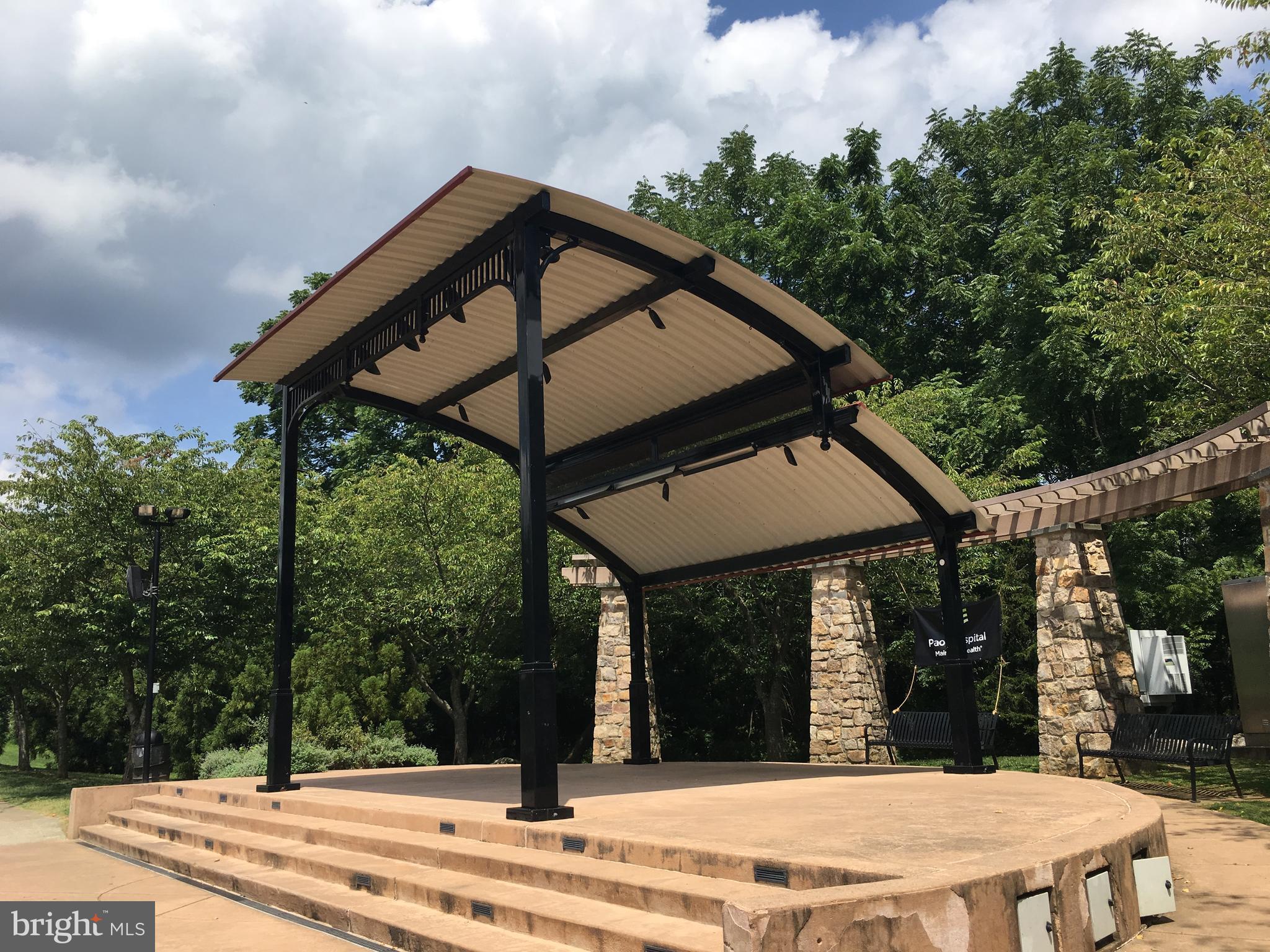 1326 Heyward Road Chesterbrook, PA 19087 - Photo 43 of 46 Shire pavilion in Wilson Park - summer concerts!