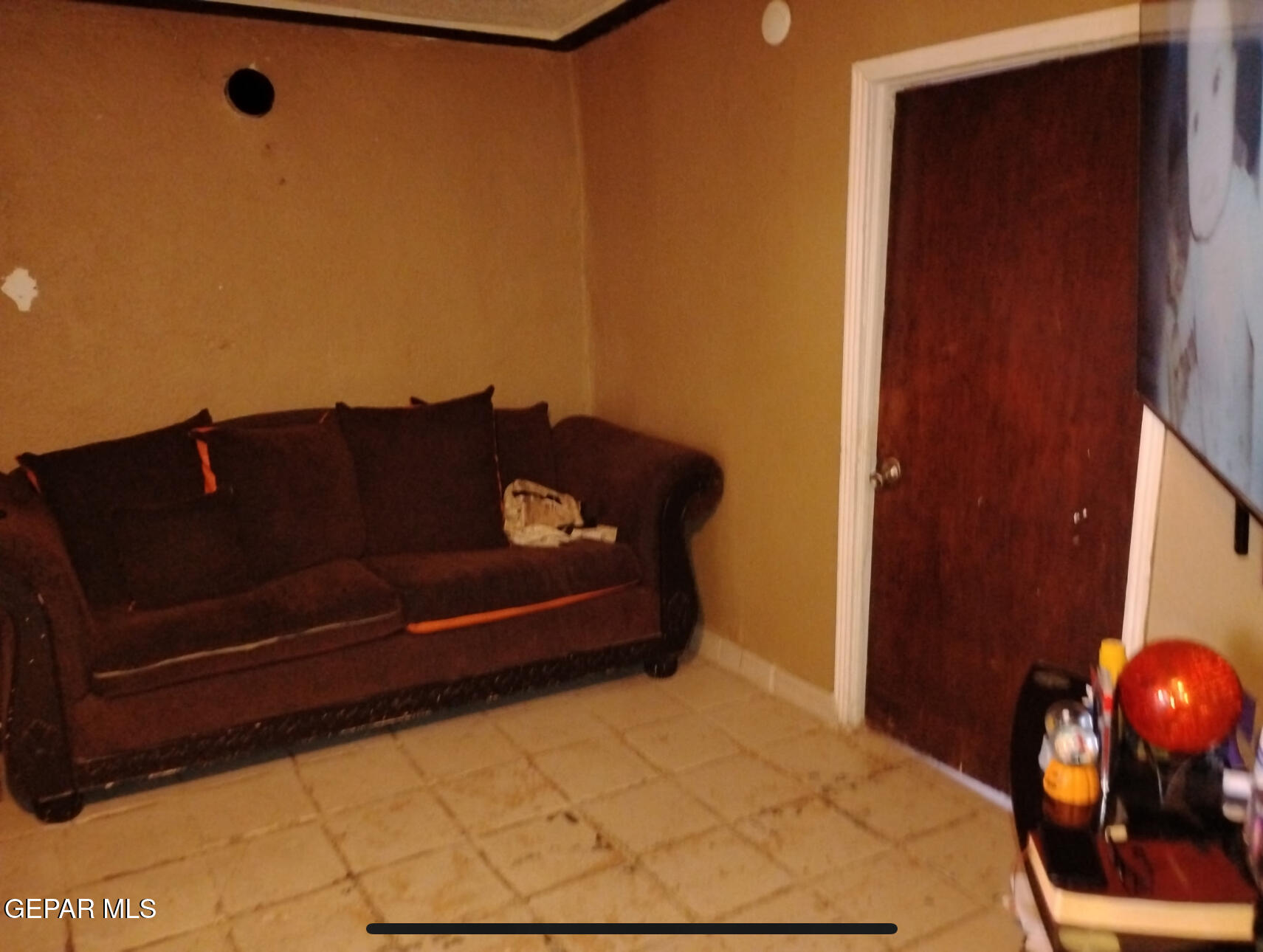 15030 Colonia Tierra Road El Paso, TX 79928 - Photo 11 of 19 a living room with a couch and a potted plant next to a window