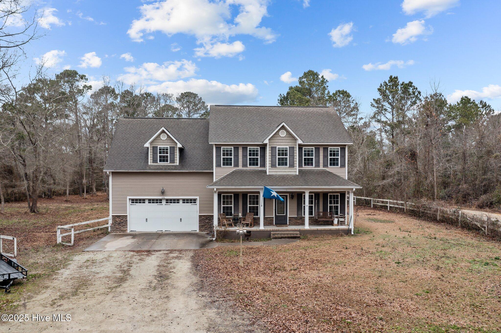 470 Haw Branch Road Richlands, NC 28574 - Photo 52 of 55 Front view wide angle