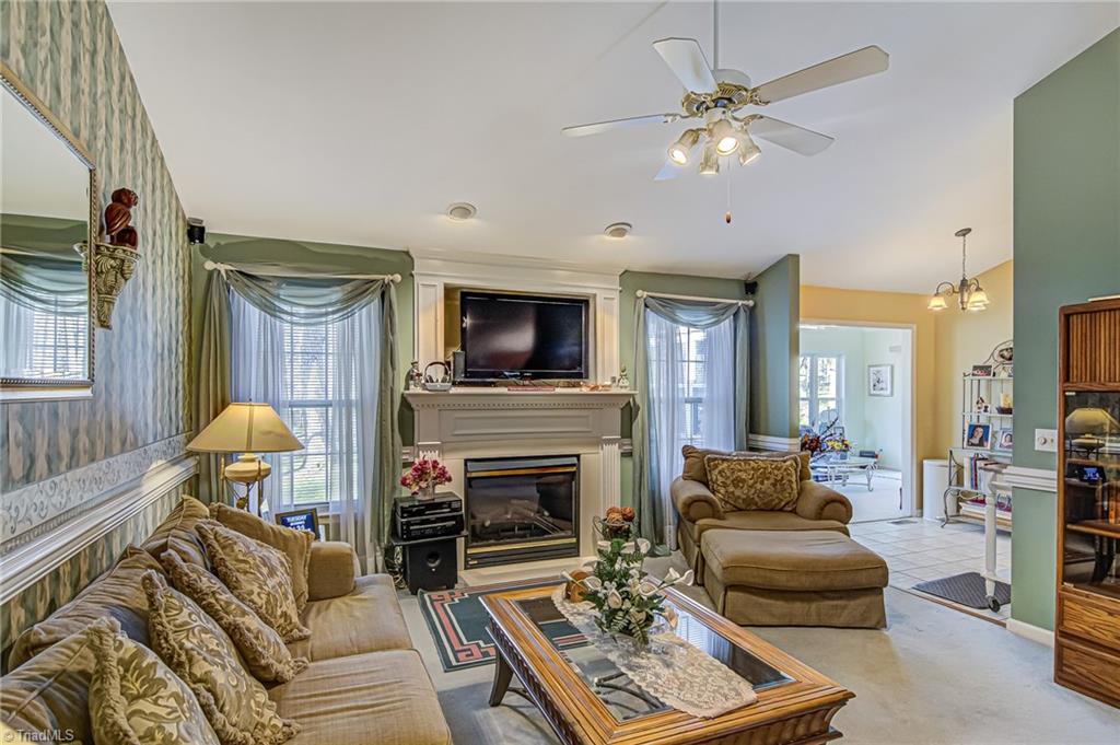 7503 Bartonshire Court Oak Ridge, NC 27310 - Photo 13 of 24 Living room with lots of light!