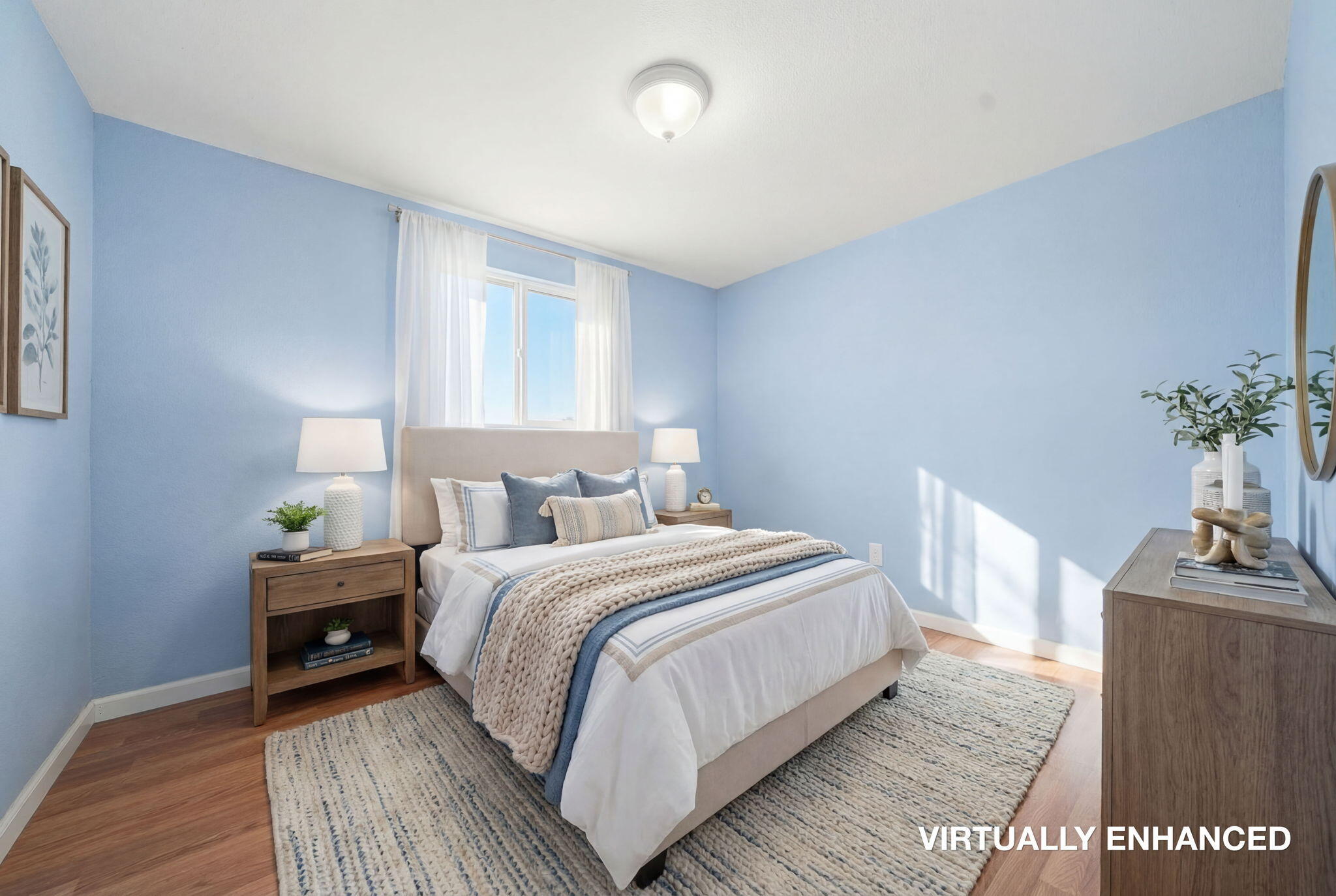 6400 Dale Lane Anderson, CA 96007 - Photo 20 of 38 a bedroom with a bed and wooden floor