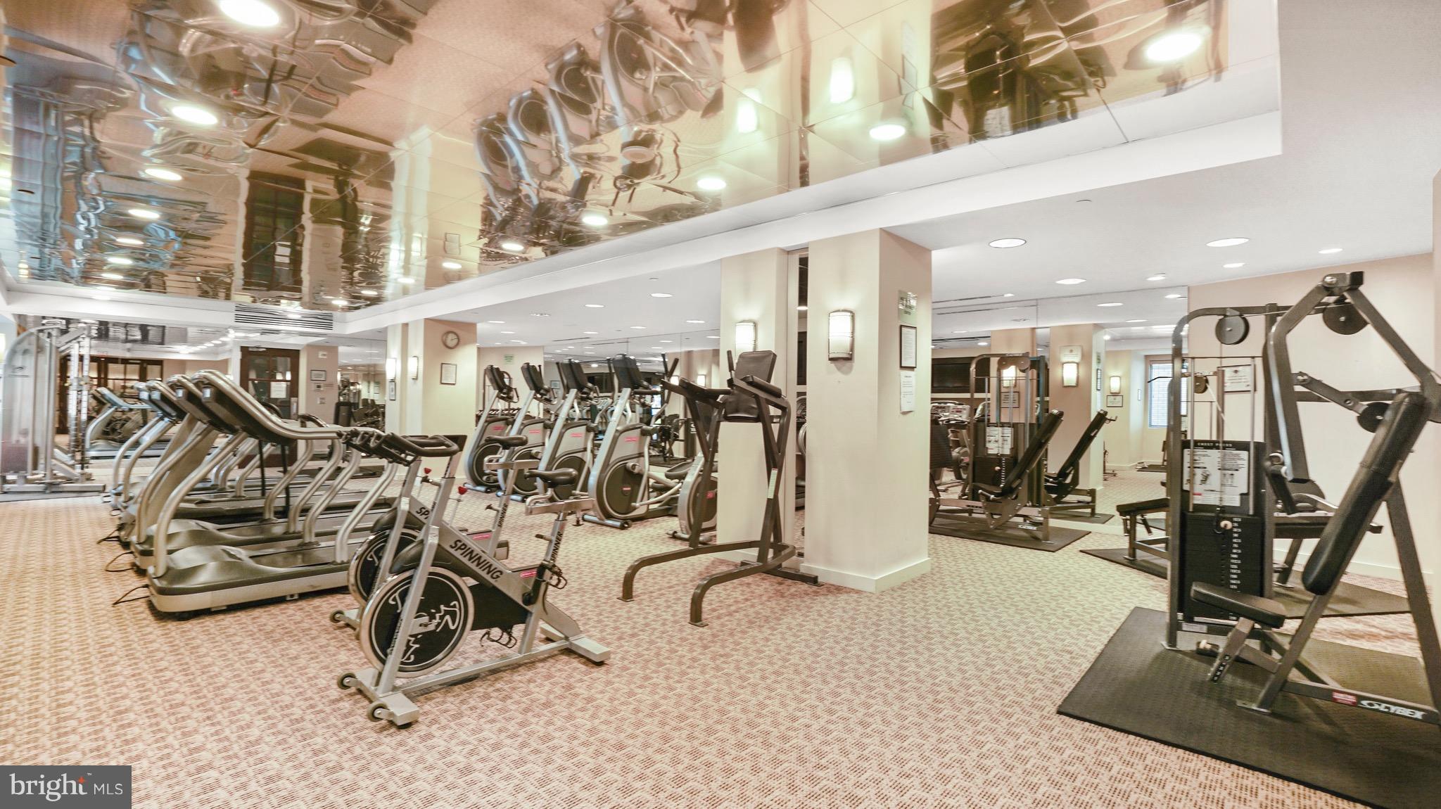 11710 Old Georgetown Road, Unit 1026 Rockville, MD 20852 - Photo 20 of 22 a view of a room with gym equipment