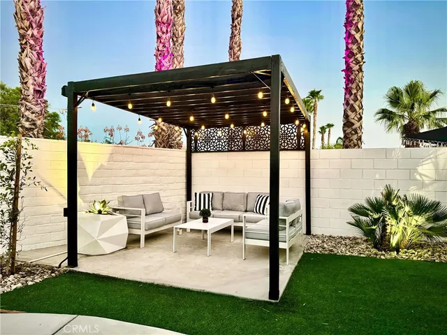 a view of outdoor space yard deck patio and swimming pool