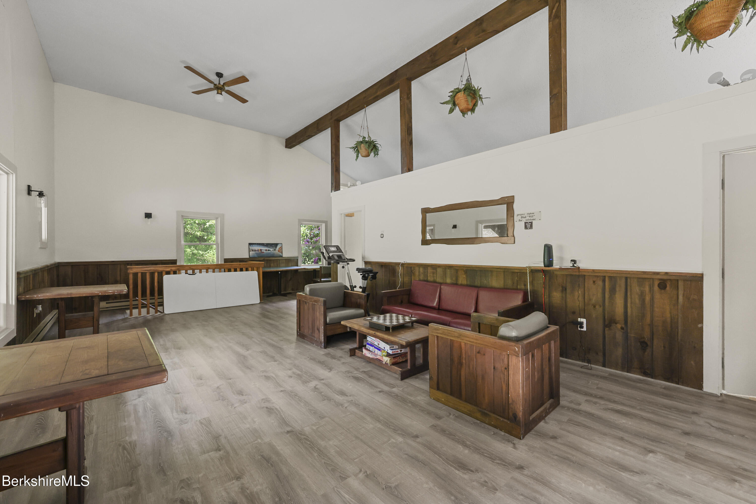 1052 Beaver Pond Meadows Road Williamstown, MA 01267 - Photo 30 of 38 a living room with furniture and wooden floor