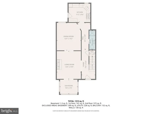 a front view of a building