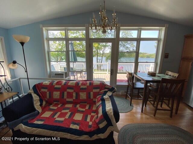 18 Power Line Road Scott Township, PA 18433 - Photo 17 of 34 a living room with furniture fireplace and a large window