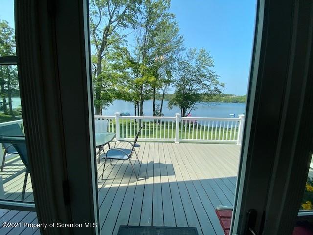 18 Power Line Road Scott Township, PA 18433 - Photo 19 of 34 a view of a balcony with a hardwood