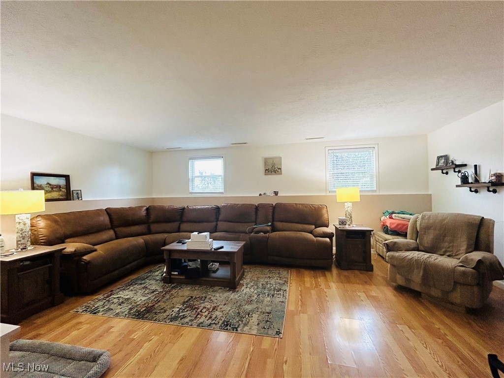 7028 Streeter Road Windham, OH 44288 - Photo 29 of 33 Living room featuring light wood-type flooring