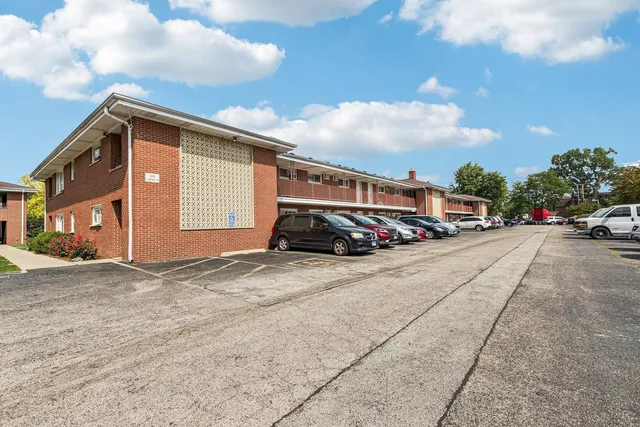 a car parked in front of a house