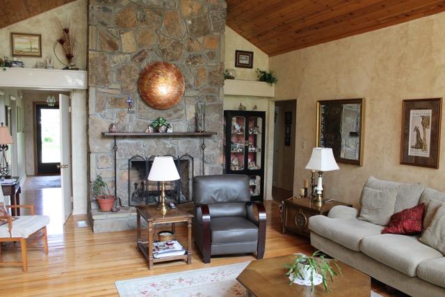 335 East Chestnut Hill Road Townsend, TN 37882 - Photo 7 of 17 Stone Fireplace in Family Room