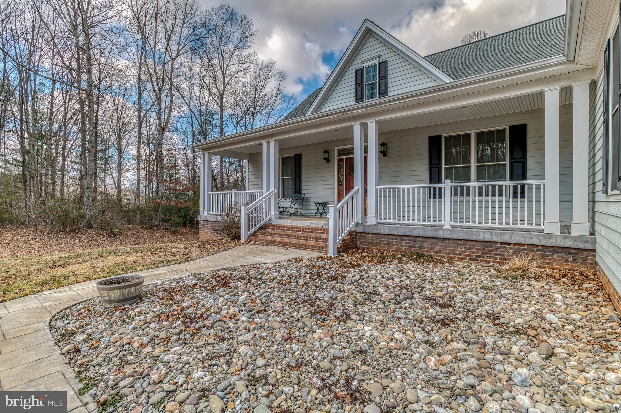 3279 Ridgeview Road Reva, VA 22735 - Photo 50 of 87 a front view of a house with garden