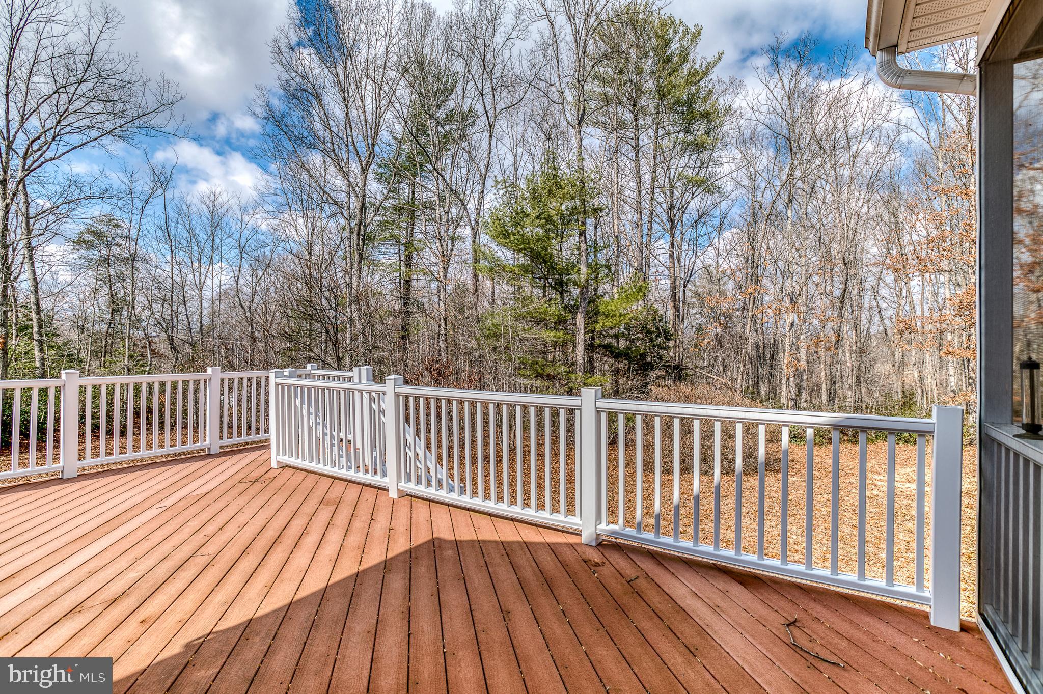 3279 Ridgeview Road Reva, VA 22735 - Photo 66 of 87 a view of balcony with wooden floor
