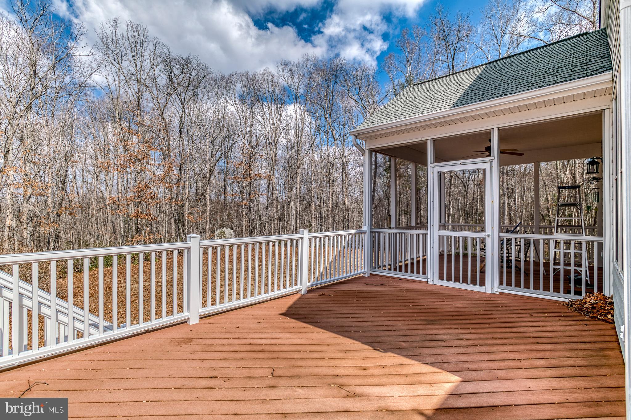 3279 Ridgeview Road Reva, VA 22735 - Photo 67 of 87 a balcony with wooden floor