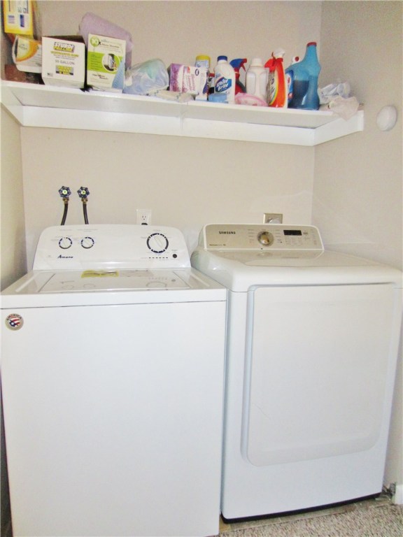 223 High Street, Unit G Westerly, RI 02891 - Photo 5 of 8 Upstairs Laundry Area! Great Feature! There's Also Pull Down Stairs That Leads to The Attic Which is a Very Big Storage Area!