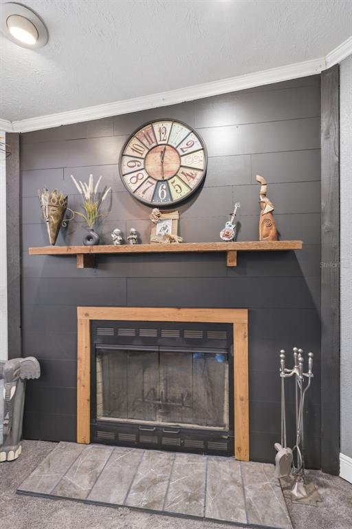 41736 Apollo Lane DeLand, FL 32720 - Photo 23 of 49 a view of wooden floor with a fireplace