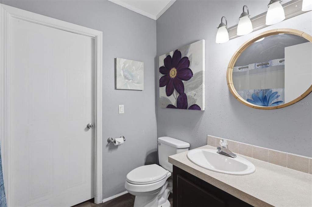 41736 Apollo Lane DeLand, FL 32720 - Photo 31 of 49 a bathroom with a sink and a mirror