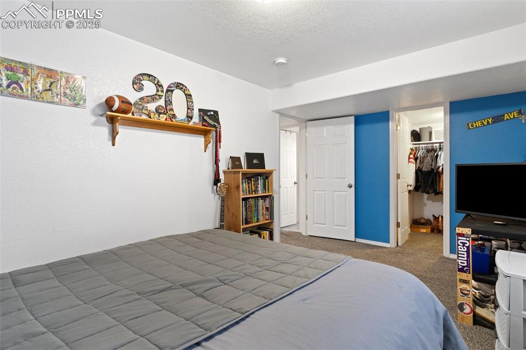 8135 Buschborn Road Peyton, CO 80831 - Photo 41 of 47 Basement bedroom 2 with walk in closet