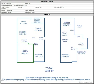 $465,000 | 1500 Farm Pond Trail, Durham, NC 27703