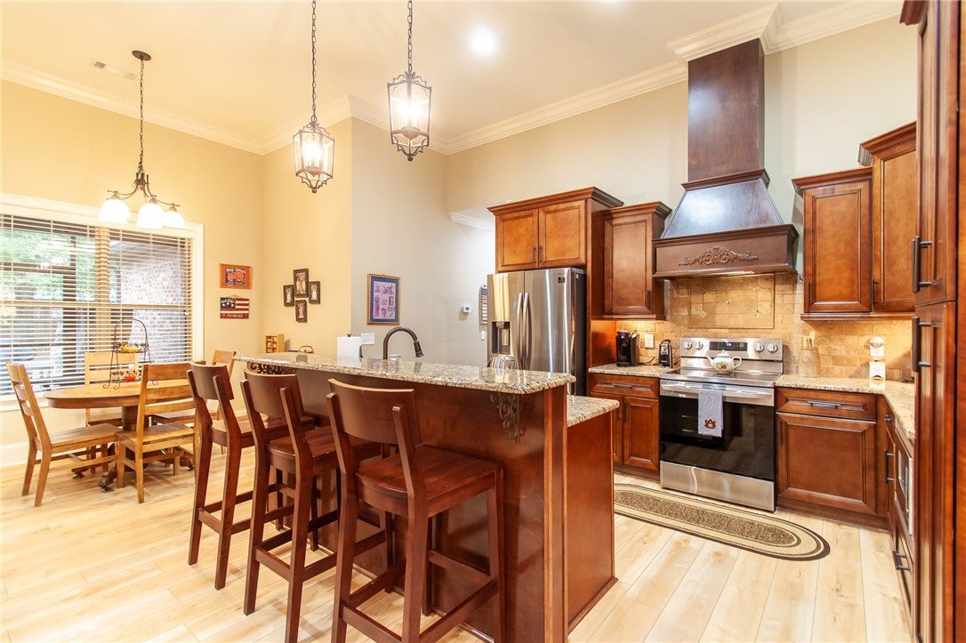 Kitchen view from Great Rm