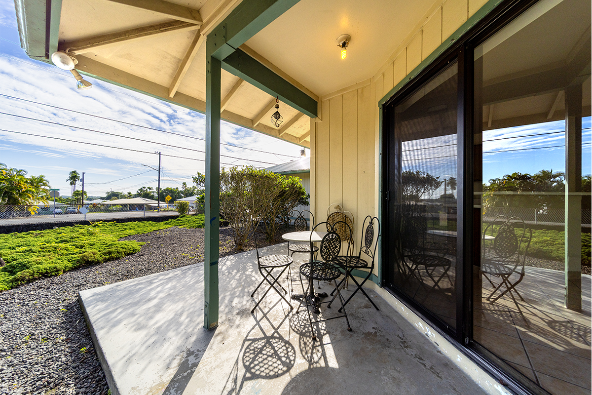 20 Naniakea Street Hilo, HI 96720 - Photo 19 of 29 a view of a porch with chairs and backyard