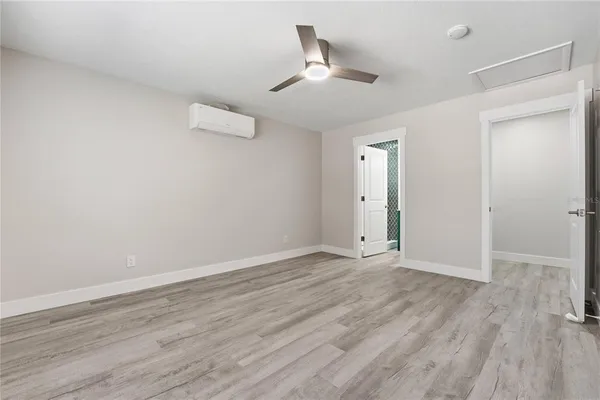 wooden floor in an empty room