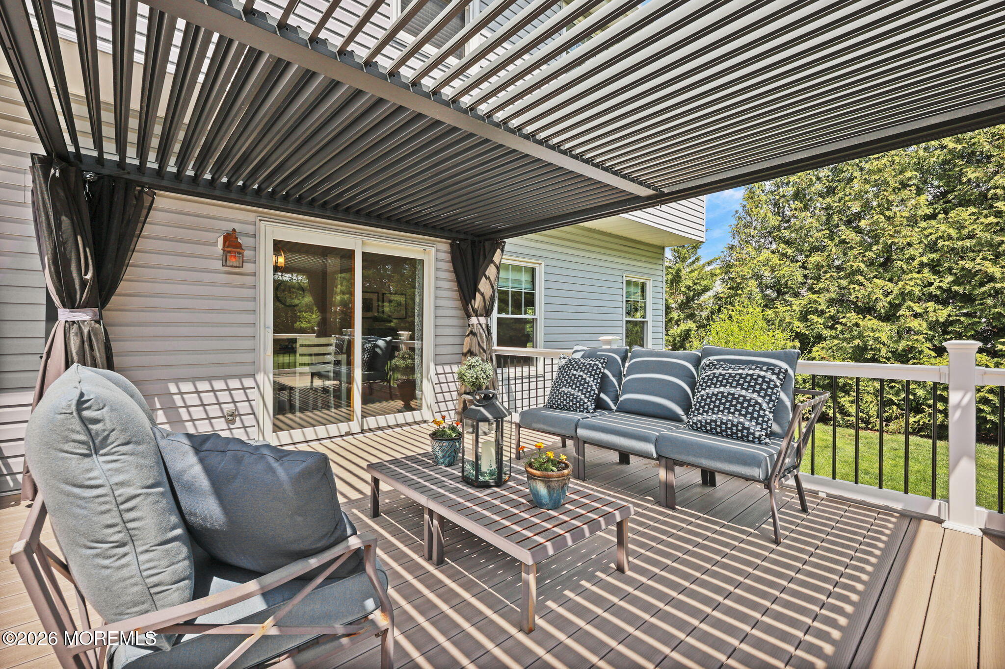 5 Mohegan Road Freehold, NJ 07728 - Photo 43 of 77 TEX DECK WITH PERGOLA