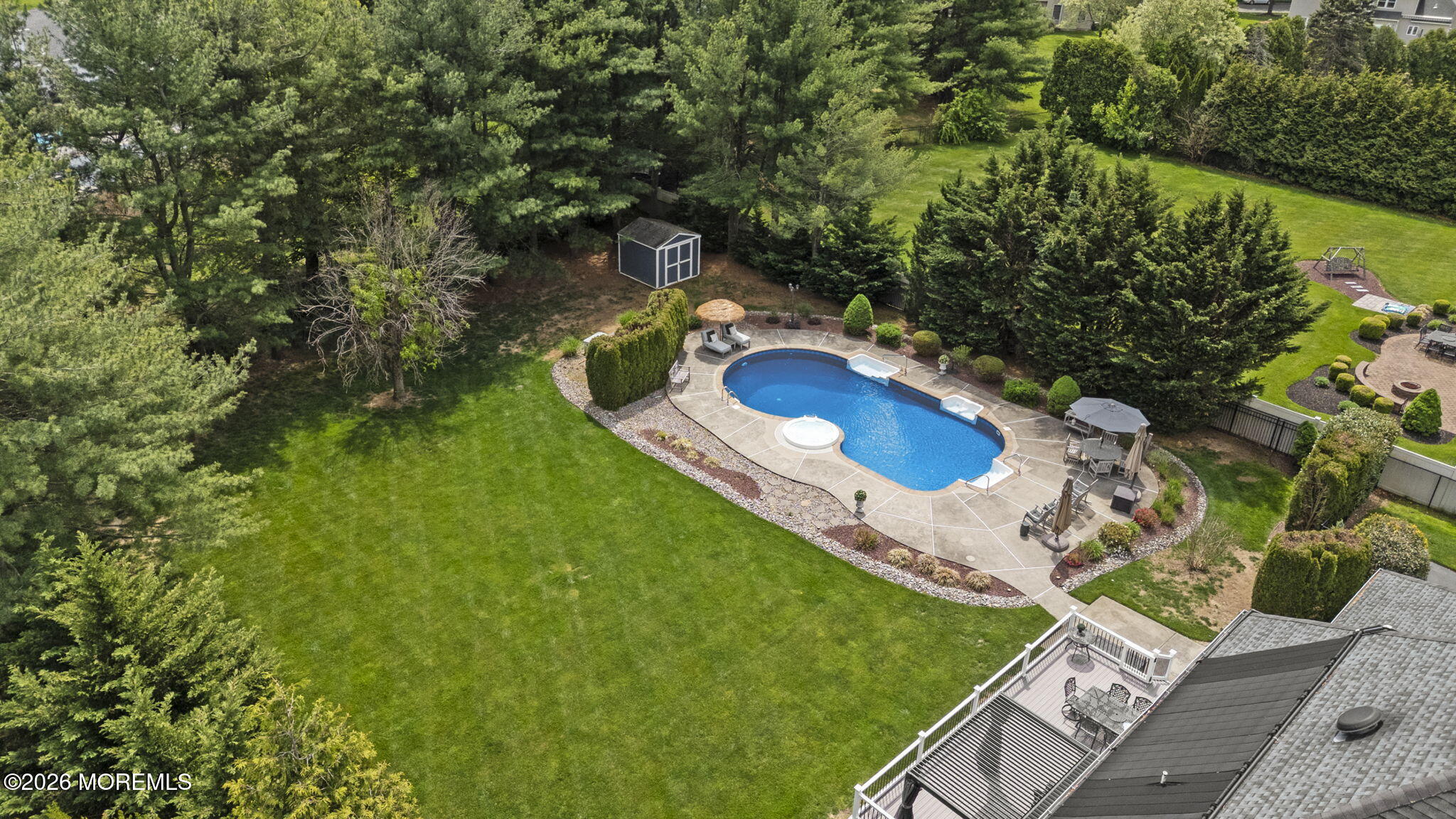 5 Mohegan Road Freehold, NJ 07728 - Photo 61 of 77 BACK AERIAL