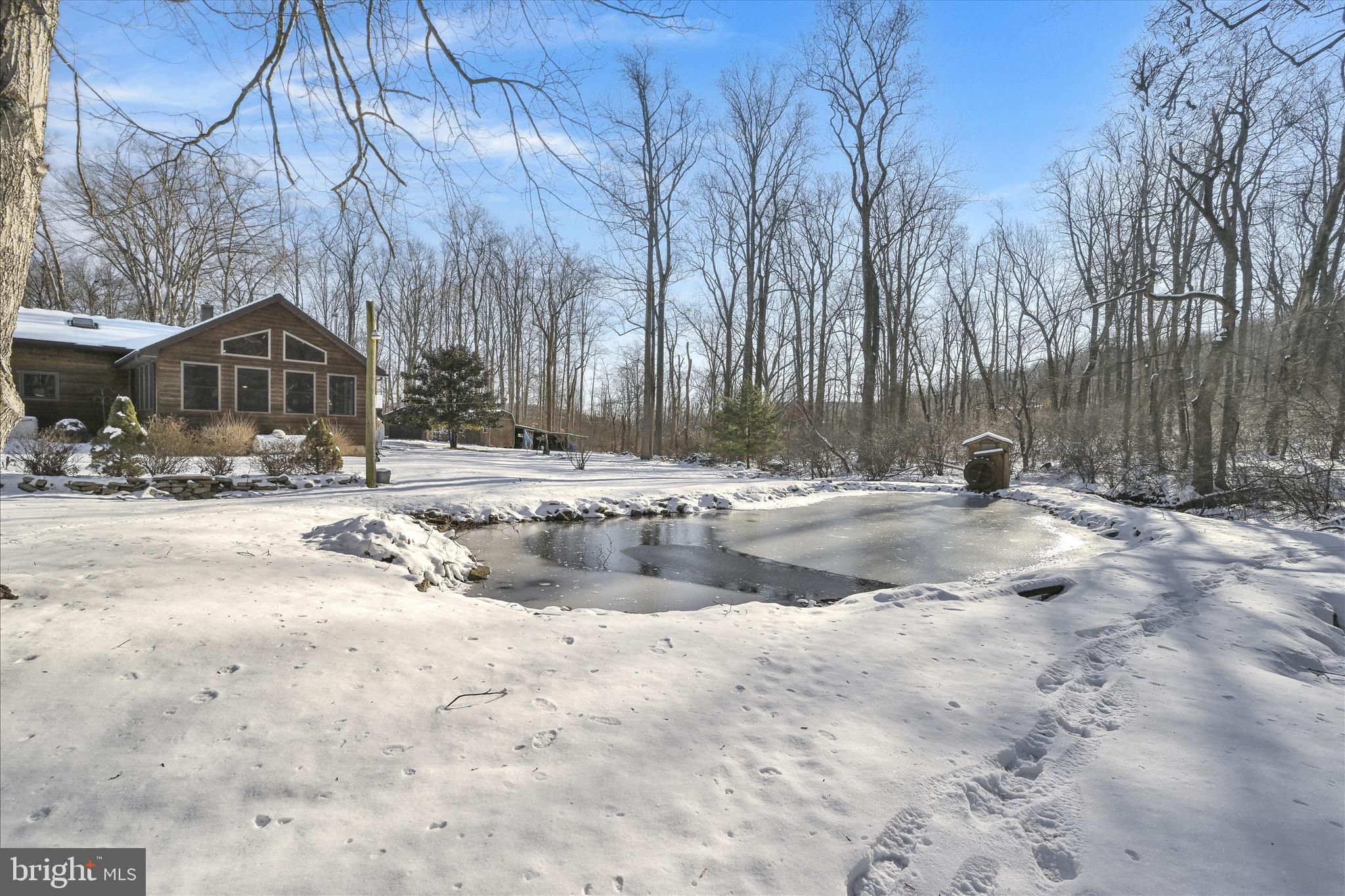 166 Camp Strauss Road Fredericksburg, PA 17026 - Photo 35 of 40 a view of large house with snow on the ground